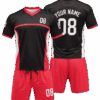 Custom tennis jersey and shorts