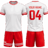 Custom tennis uniform with shorts