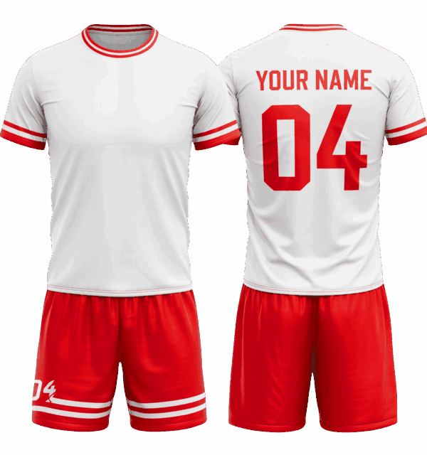 Custom tennis uniform with shorts