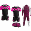 Custom rugby deal with bag, track suit, and rugby uniforms