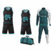 Lacrosse team package with custom bag, track suit, and uniforms