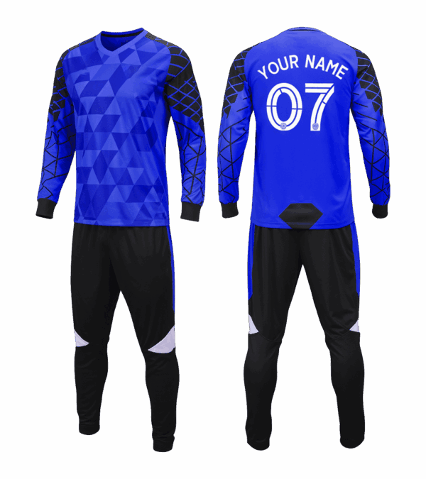 Custom goalkeeper jersey with shorts