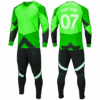 Goalie soccer shirt and shorts