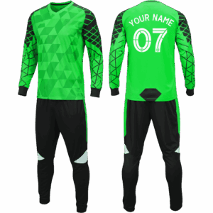 Custom goalkeeper jersey with shorts