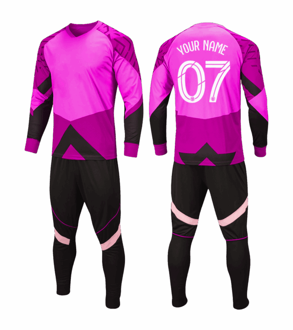 Goalie soccer shirt and shorts