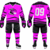 Custom ice hockey team jersey and shorts