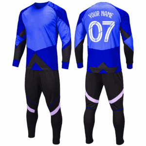 Goalie soccer shirt and shorts