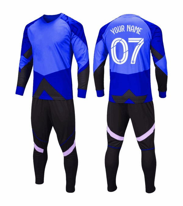 Goalie soccer shirt and shorts