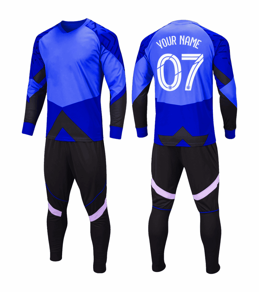 Goalie soccer shirt and shorts