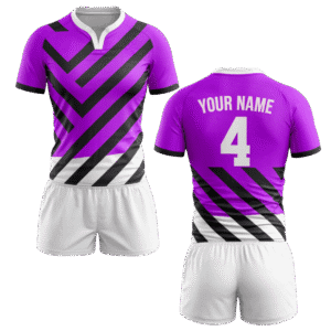 Professional rugby sportswear with shorts