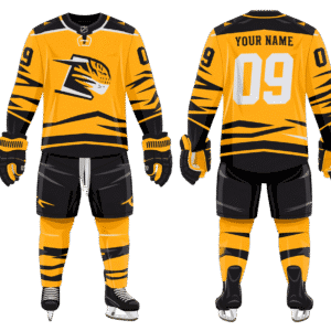 Custom ice hockey team jersey and shorts